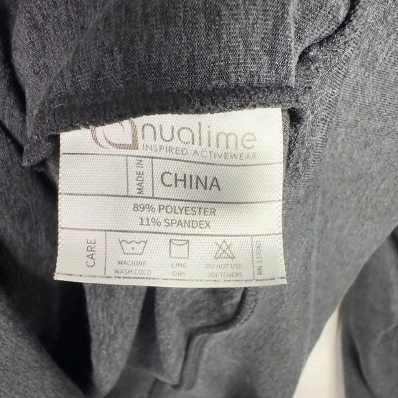 Peloton Nualime Sweatshirt Womens S Gray‎ Cooldown Pullover Hoodie Workout Gym - Picture 6 of 6